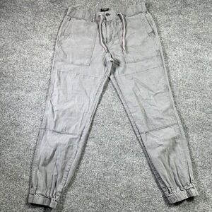Todd Snyder Joggers L 32x28 Gray Double Knee Drawstring Flap Pockets Military